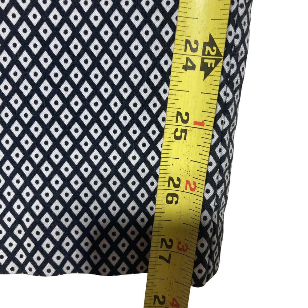 Beth & Madison Black & White Diamond Print Career Pants Size 12 - Picture 6 of 12